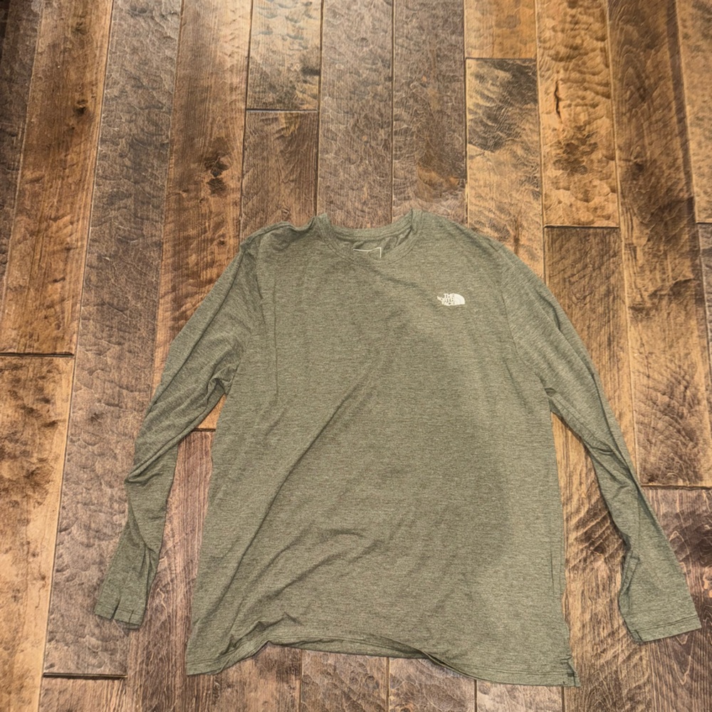 The North Face Olive Long Sleeve Tee